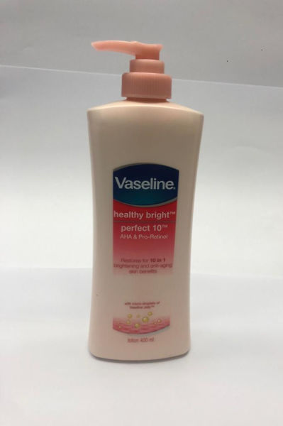 圖片 Vaseline凡士林果酸美白身體乳 10效合1亮膚保濕滋潤 400ml